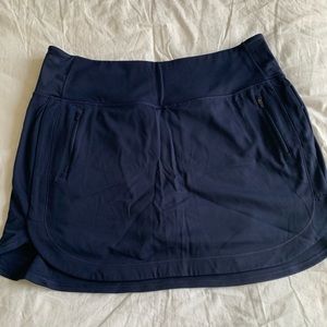 Athleta dark blue golf skort. Size XL.  Gently worn
